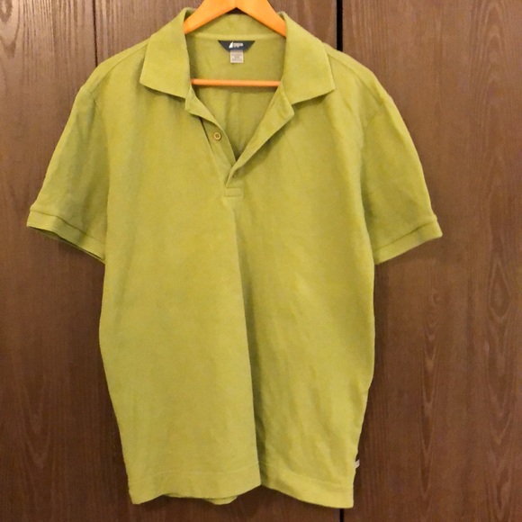 MEC MENS MEDIUM COTTON POLO/GOLF SHORT SLEEVE LEAF GREEN #098 - Picture 6 of 12